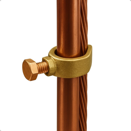 Grampo Aterramento Haste Conector 1/2 5/8 Reforçado 3 Pçs