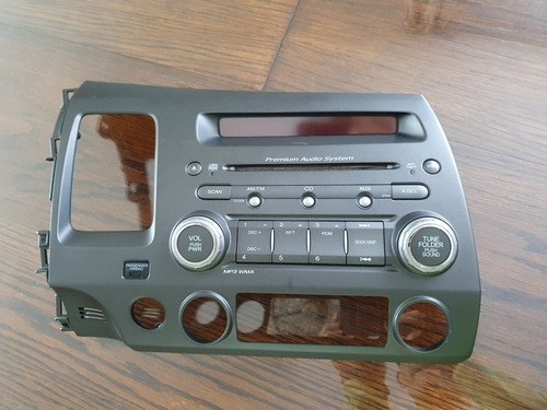 Panel Radio Premium Audio Original Honda Civic Si 09-11