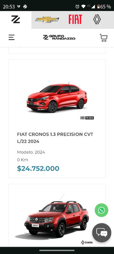 Fiat Cronos 1.3 Precision Cvt