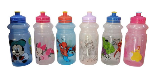 Botella Basica Niños 450ml Licencias Disney Libre Bpa