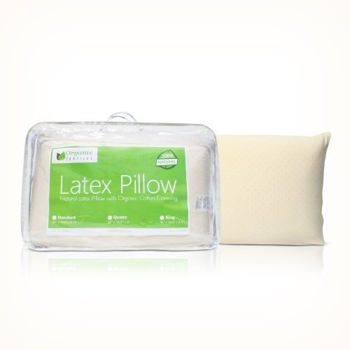 All-natural (king Size, Firm) Látex Almohada, Con 100% Algod