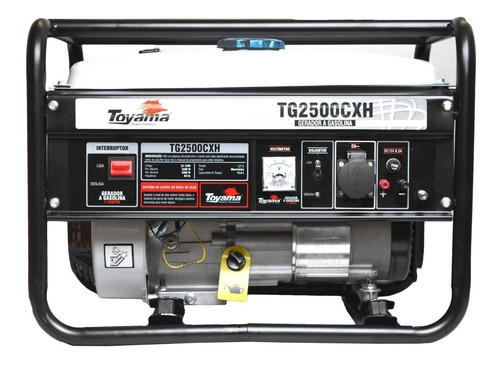 Gerador portátil Toyama TG2500CXH-220V 2200W monofásico com tecnologia AVR