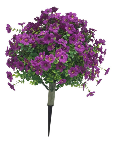 Estaca De Flores Violetas, Realista Y Creativa, Estilo A