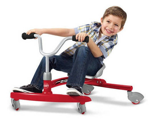 Juguete Montable Ziggle De Radio Flyer Color Roja