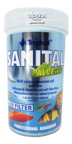 Tratamento Para Peixes Tropical Sanital + Aloe Vera 600gr