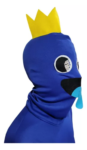 Fantasia Infantil Azul Babão C/ Gorro Roblox