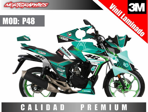 Calcomanias Moto Diseño Nuevo Petronas Racing