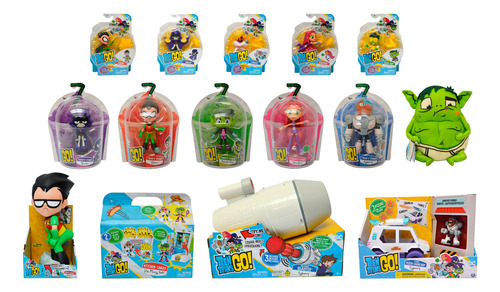 15 Pack Set De Colección Teen Titans Go! Spinmaster - 2024