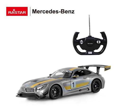 Autito A Control Remoto Mercedes Amg Gt3 Racing 1/14 Rastar