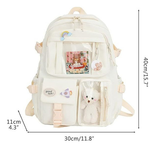 2024a 2024-mochila Con Osito De Peluche Pequeño, Mochila Escolar D