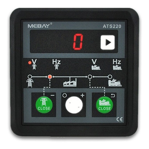 Mebay Ats220 Controlador De Transferencia Automática