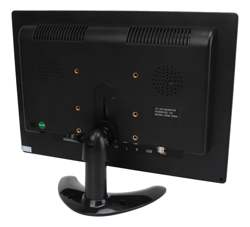 Monitor De Pantalla Lcd Tft De 12 Pulgadas, Vga Hd, Multimed