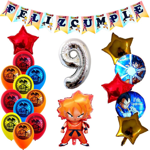 Combo Kit Globos Dragon Ball N°1