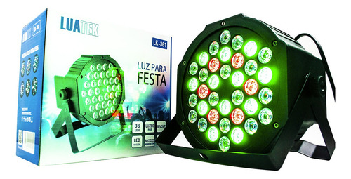 Canhão Jogo De Luz Refletor 36 Leds Iluminação Rgbw 80w 127/220v