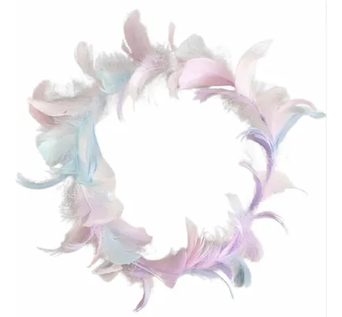 comprar Corona De Plumas Led De Colores Ajustable Cintillo Cotillón
