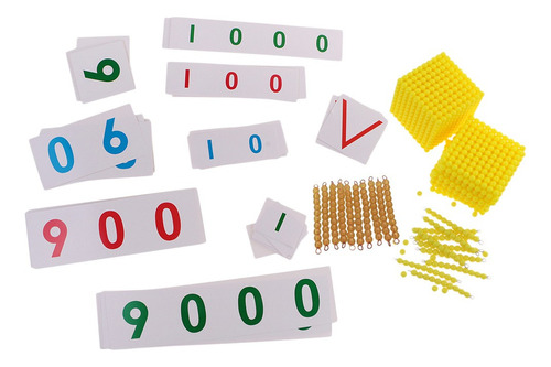 Montessori Juguete Matemáticas Material De Conteo Juguetes