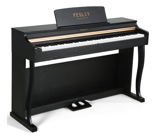 Fesley Piano Digital, Piano De Accion De Martillo Con Peso D