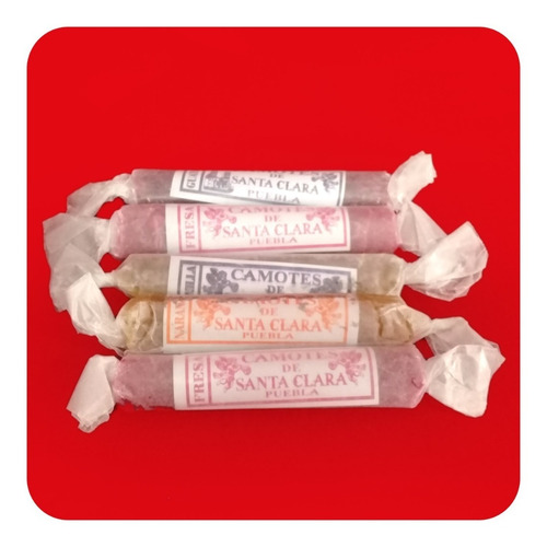 Imagen 3 de 4 de Camotes Poblanos Dulce Típico Artesanal Caja 10pz Puebla Dlt