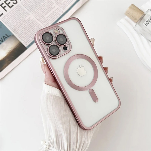 Funda Deluxe Magnetic Cubre Cámaras Para iPhone Colores