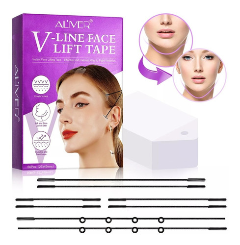 Lifting Facial Estirador Rostro Estiramiento Cara Adhesivos 