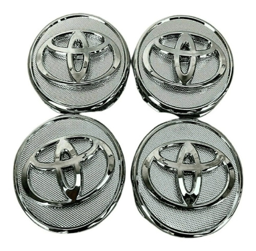 Centro Rin Toyota Tapon Tapa Kit Juego 4 Piezas Emblematico