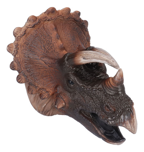 Marioneta De Mano Para Niños Triceratops, De Goma, No Tóxica