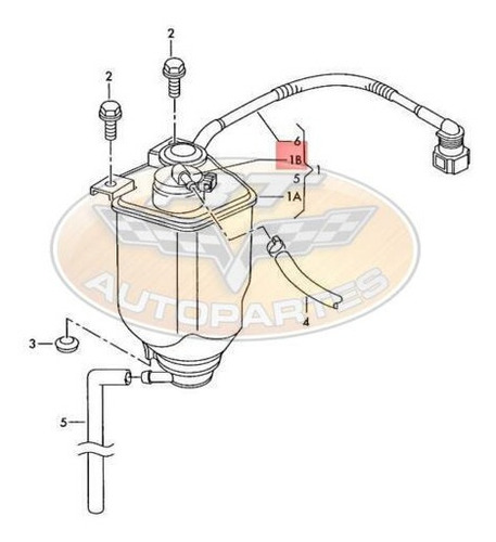 Valvula Bote Canister Gases Jetta Beetle Golf A4 1j0906517gf