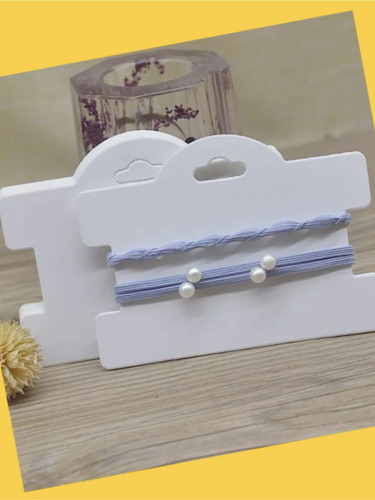 100 Cartones Para Pulseras, Con Bolsa De Celofan 9.5x7.5 Cm