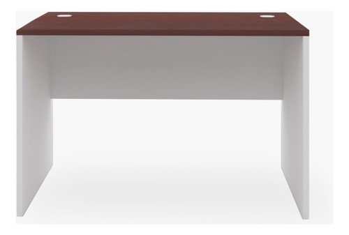 Mesa Oficina Escritorio Melamina 120x60 Form Color Wengue/blanco