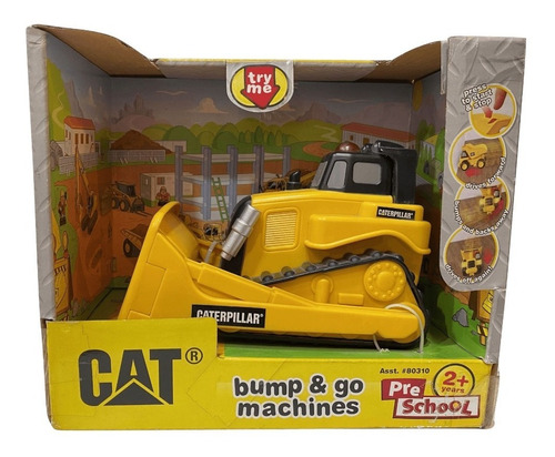 Camion Excavadora Cat Bump & Go Machine - Intek