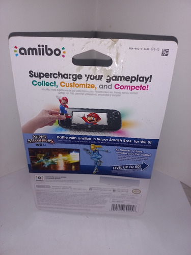 Amiibo Samus Zero Suit Super Smash Bros Metroid Nintendo (Usado)