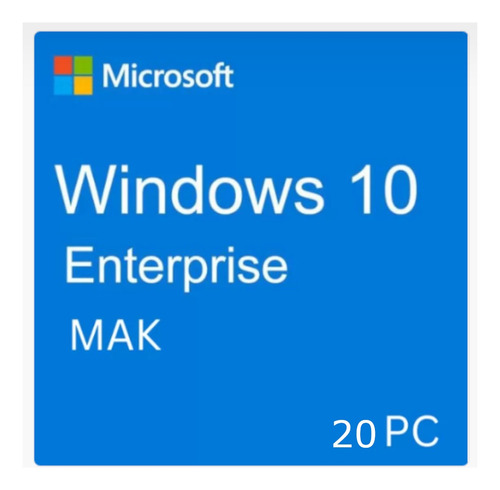 Microsoft Windows 10/11 Enterprise Mak Key 20 Pc