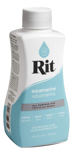 Rit Dye Lquido De 8 Onzas-aguamarina