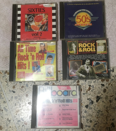 Cd Exitos Del Rock'roll 50 Y 60 Varios Artistas 