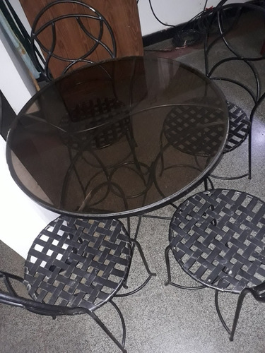 Juego De Comedor Hierro Forjado