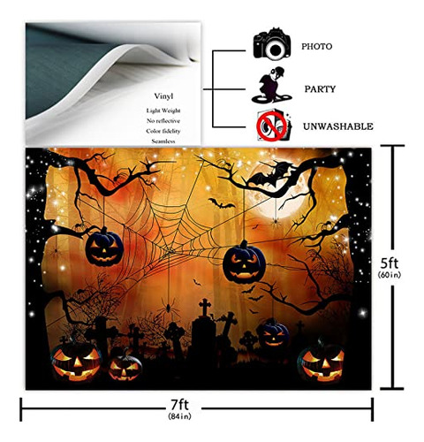 Calabazas Como Telón De Fondo Para Halloween Con Espeluznant