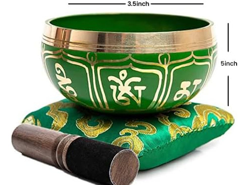 Conjunto De Taças De Canto Tibetano - Atenção Plena Autêntic