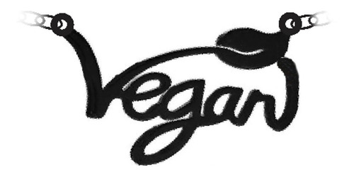 Vegan Vegano Vegana Dije En Alpaca No Incluye Cadenita
