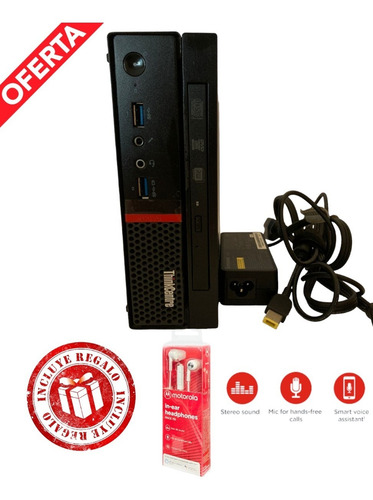 Cpu Lenovo Thinkcentre M700 I3-6100t / 8 Ram /256 Ssd/ Wifi. (Reacondicionado)