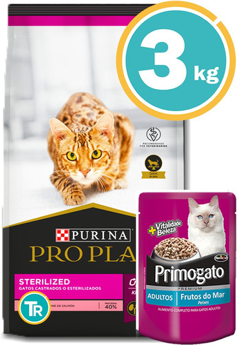 Imagen 1 de 9 de Ración Gato - Pro Plan Castrados + Obsequio Y Envío Gratis
