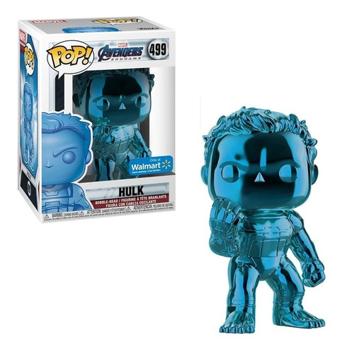 Funko Pop! Hulk Marvel Avengers (blue Chrome) - 499