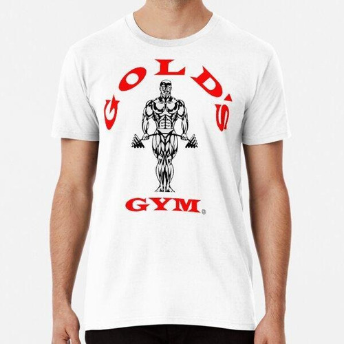 Remera Gold's Gym Rojo Algodon Premium 