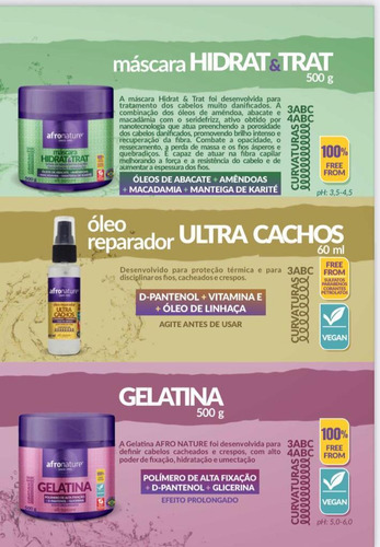 Oleo Reparador Ultra Cachos 60ml Afronature
