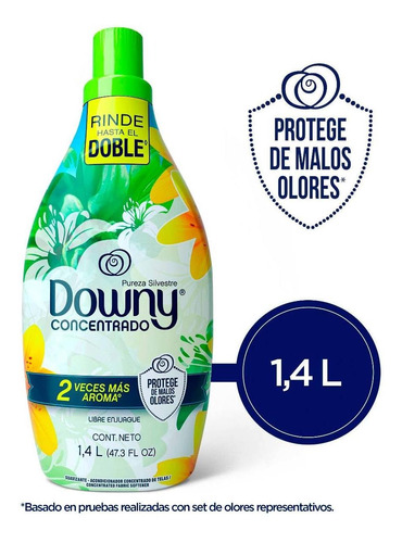 Suavizante De Telas Downy Pureza Silvestre 1.4l