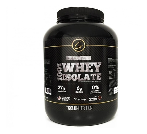 Proteina Whey Protein Isolate 100% Gold Nutrition 2,27 Kgs.