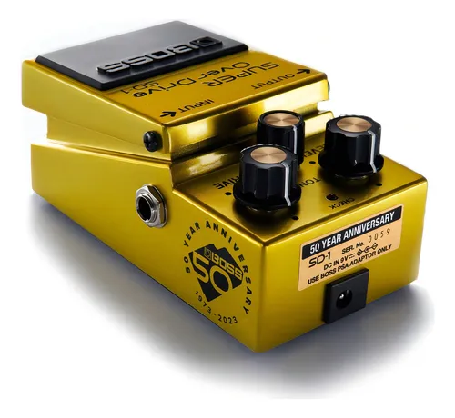 Pedal Super Overdrive Boss Sd-1-b50a Edição Especial 50 Anos