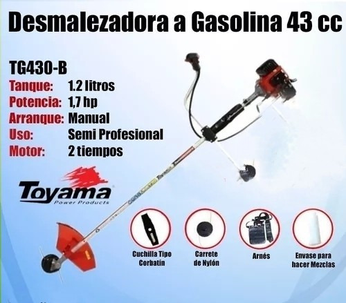 Desmalezadora Toyama Tg430-b Original