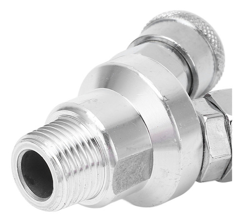 Conector De Acoplador Rápido De 2 Vias G1/thread Chapeado Em