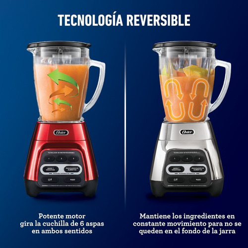 Licuadora Oster® Con Tecnología Reversible + Blend N Go