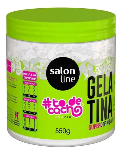 Gelatina To De Cacho Super Definação Salon Line 550g